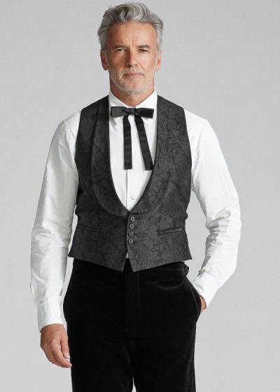 Pánské Vesty Ralph Lauren Jacquard Tuxedo - 20185-FTMJ